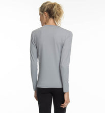Ladda in bilden i gallerivisningen, Model Back: Uv Line Rashguard Longsleeve Uvpro Fem Grey Upf50+
