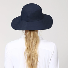 Ladda in bilden i gallerivisningen, Model Back: Uv Line Schlapphut Hat Lyon Nac L Fem Navy Blue Upf50+
