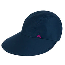 Ladda in bilden i gallerivisningen, Product Front: Uv Line Mützen Visor Capri Colors Nac Fem Navy Blue Rose Upf50+
