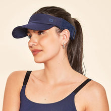 Ladda in bilden i gallerivisningen, Image 02: Uv Line Visor Elastic Visor Navy Blue Upf50+
