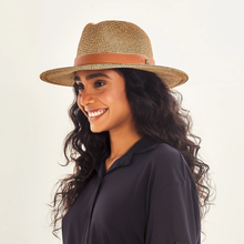 Ladda in bilden i gallerivisningen, Image 02: Uv Line Fedora-Hut Hat Giovana Imp Fem Mescla Upf50+
