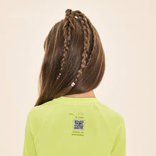 Ladda in bilden i gallerivisningen, Image 04: Uv Line Rashguard Acqua Qr Code Amarelo Fluor Upf50+
