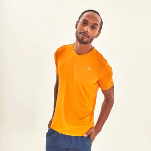 Långärmad Sport Fit Orange UPF50+