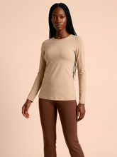 Ladda in bilden i gallerivisningen, Gallery: Uv Line Rashguard Longsleeve Fem New Fit Sand Upf50+
