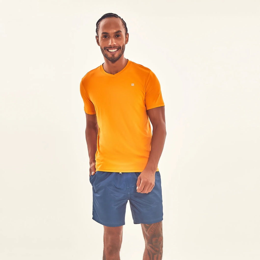 Långärmad Sport Fit Orange UPF50+