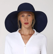 Ladda in bilden i gallerivisningen, Model Front: Uv Line Schlapphut Beverly Hills Marinho Upf50+
