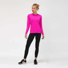 Ladda in bilden i gallerivisningen, Model Front: Uv Line Rashguard Camiseta Uv X Pro Ml Rosa Upf50+
