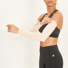 Ladda in bilden i gallerivisningen, Image 02: Uv Line Handschuhe Long Sleeve Beige Upf50+
