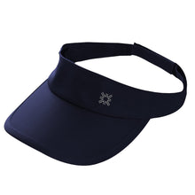 Ladda in bilden i gallerivisningen, Product Front: Uv Line Visor Visor Athletic Dry Fem Navy Blue Upf50+
