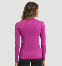 Ladda in bilden i gallerivisningen, Model Back: Uv Line Rashguard Longsleeve Uvpro Fem Pink Upf50+

