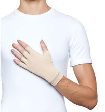 Ladda in bilden i gallerivisningen, Model Front: Uv Line Handschuhe Short Gloves Uni Beige Upf50+
