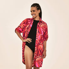 Ladda in bilden i gallerivisningen, Image 05: Uv Line Hemdblusenkleid Shirtdress Copacabana Upf50+
