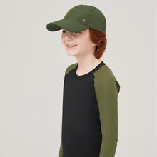 Ladda in bilden i gallerivisningen, Image 02: Uv Line Mützen Cap Teens Colors Inf Green Militar Upf50+
