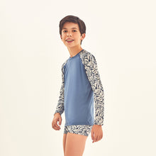 Ladda in bilden i gallerivisningen, Image 02: Uv Line Rashguard Rash Guard Kids Costela Aco Off White Upf50+

