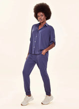 Ladda in bilden i gallerivisningen, Image 03: Uv Line Hemdblusenkleid Shirt Copa Navy Blue Upf50+
