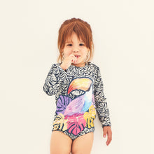 Ladda in bilden i gallerivisningen, Model Front: Uv Line Baby-Bademode Swimsuit Baby Tucano Upf50+
