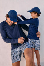 Ladda in bilden i gallerivisningen, Image 08: Uv Line Bermuda-Shorts Shorts Acqua Boxer Tie Dye Blue Upf50+
