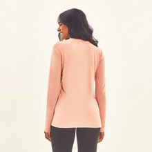 Ladda in bilden i gallerivisningen, Model Back: Uv Line Rashguard Longsleeve Sport Fit Solar Rose Upf50+

