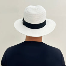 Ladda in bilden i gallerivisningen, Image 07: Uv Line Panamahut Hat Shanghai Imp Uni White Black Upf50+
