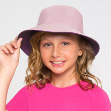 Ladda in bilden i gallerivisningen, Model Front: Uv Line Schlapphut Hat California Inf Baby Raspberry Upf50+
