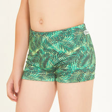 Ladda in bilden i gallerivisningen, Image 02: Uv Line Jungen-Badehose Swim Trunks Kids Leaves Upf50+

