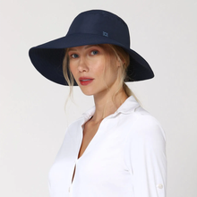Ladda in bilden i gallerivisningen, Image 02: Uv Line Schlapphut Hat Lyon Nac L Fem Navy Blue Upf50+
