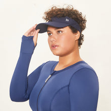 Ladda in bilden i gallerivisningen, Image 03: Uv Line Visor Visor Athletic Dry Fem Navy Blue Upf50+
