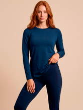Ladda in bilden i gallerivisningen, Gallery: Uv Line Rashguard Longsleeve Uvpro Fem Cobalt Upf50+

