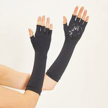 Ladda in bilden i gallerivisningen, Image 05: Uv Line Handschuhe Long Gloves Uni Black Upf50+
