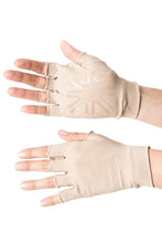 Ladda in bilden i gallerivisningen, Image 02: Uv Line Handschuhe Short Gloves Uni Beige Upf50+
