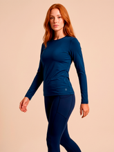 Ladda in bilden i gallerivisningen, Image 03: Uv Line Rashguard Longsleeve Uvpro Fem Cobalt Upf50+
