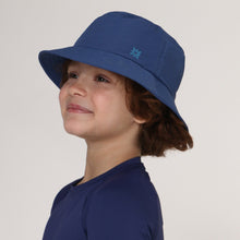 Ladda in bilden i gallerivisningen, Image 02: Uv Line Eimerhut Hat Basic Kids Inf Navy Blue Upf50+
