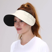 Ladda in bilden i gallerivisningen, Image 02: Uv Line Visor Visor Bali Fem Sand Black Upf50+
