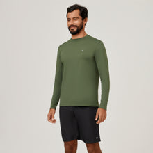 Ladda in bilden i gallerivisningen, Camiseta Uvpro ML Verde Militar UPF50+
