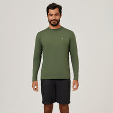 Ladda in bilden i gallerivisningen, Camiseta Uvpro ML Verde Militar UPF50+
