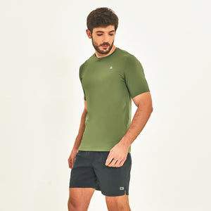 T-shirt Sport Fit Verde Militar UPF50+