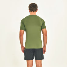 Ladda in bilden i gallerivisningen, T-shirt Sport Fit Verde Militar UPF50+
