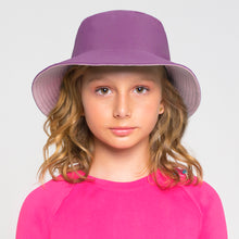 Ladda in bilden i gallerivisningen, Image 02: Uv Line Schlapphut Chapeu California Inf Rosa Bebe Framboesa Upf50+
