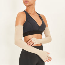 Ladda in bilden i gallerivisningen, Image 02: Uv Line Handschuhe Extra Long Glove Chocolate Upf50+
