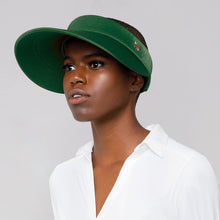Ladda in bilden i gallerivisningen, Model Front: Uv Line Visor Grecia Verde Folha Upf50+
