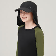 Ladda in bilden i gallerivisningen, Image 02: Uv Line Mützen Legionario Teens Preto Upf50+
