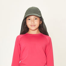 Ladda in bilden i gallerivisningen, Model Front: Uv Line Mützen Legionario Teens Verde Militar Upf50+
