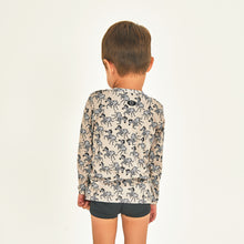 Ladda in bilden i gallerivisningen, Model Back: Uv Line Rashguard Longsleeve Baby Zebra Upf50+
