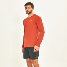 Ladda in bilden i gallerivisningen, Image 02: Uv Line Rashguard Longsleeve Sport Fit Ferrugem Upf50+
