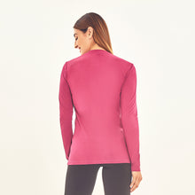 Ladda in bilden i gallerivisningen, Model Back: Uv Line Rashguard Longsleeve Sport Fit Fuchsia Upf50+
