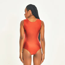 Ladda in bilden i gallerivisningen, Model Back: Uv Line Badeanzug Mirela Ferrugem Upf50+
