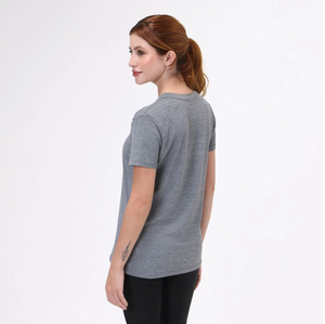 Model Back: Uv Line Fitness-Top Sport Fit Mescla Fem