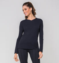 Ladda in bilden i gallerivisningen, Image 02: Uv Line Fitness-Top Sport Fit Preto Fem
