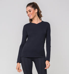 Image 02: Uv Line Fitness-Top Sport Fit Preto Fem