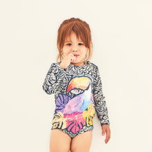 Ladda in bilden i gallerivisningen, Model Front: Uv Line Baby-Bademode Swimsuit Baby Tucano Upf50+
